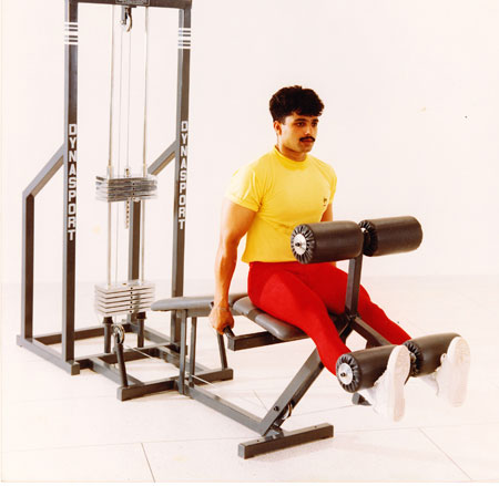 06LEG EXTENSION  LEG CURL MACHINE (Leg Extension View)